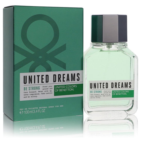 United Dreams Be Strong Eau De Toilette Spray By Benetton for Men 3.4 oz