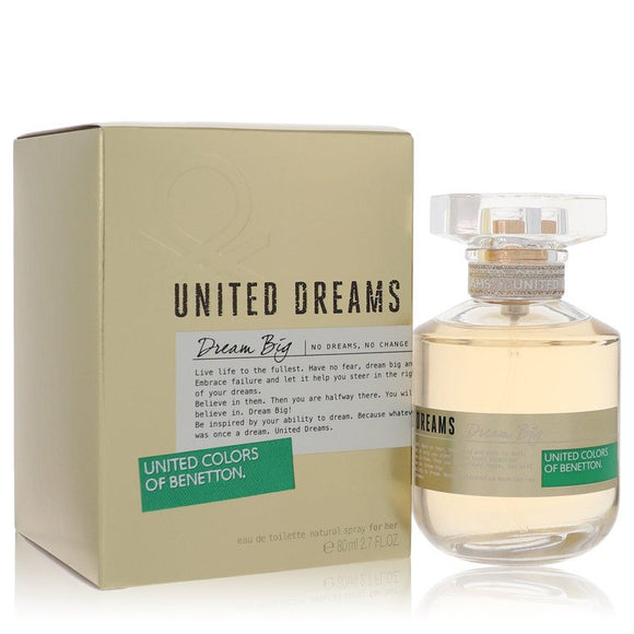 United Dreams Dream Big Eau De Toilette Spray By Benetton for Women 2.7 oz