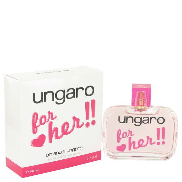 Ungaro For Her Eau De Toilette Spray By Ungaro for Women 3.4 oz