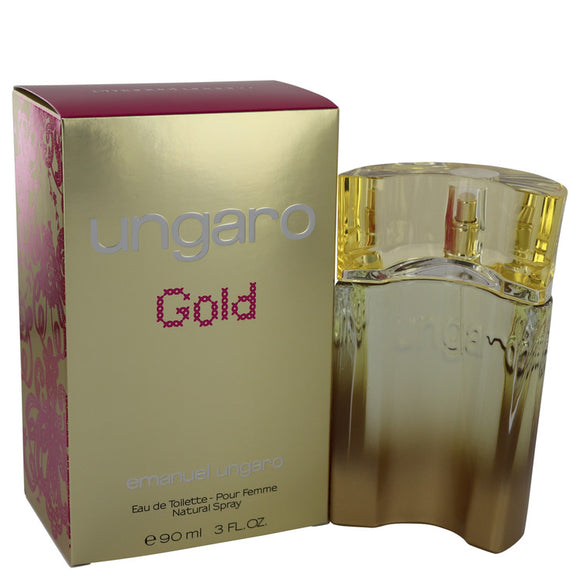 Ungaro Gold Eau De Toilette Spray By Ungaro for Women 3 oz