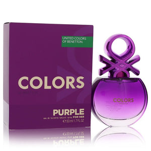 United Colors Of Benetton Purple Eau De Toilette Spray By Benetton for Women 1.7 oz