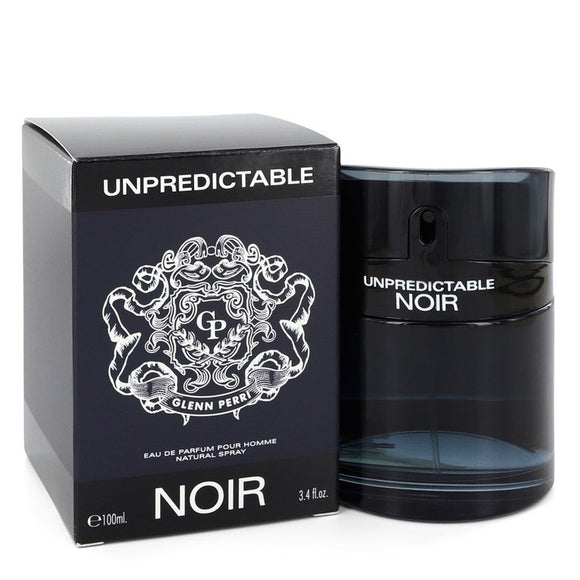Unpredictable Noir Eau De Parfum Spray By Glenn Perri for Men 3.4 oz