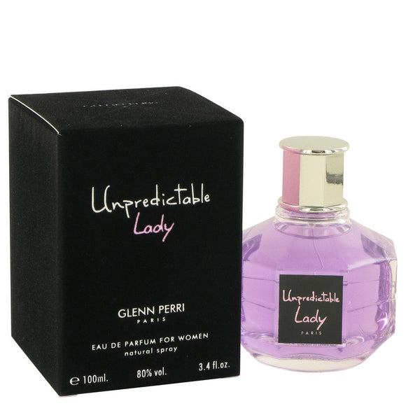 Unpredictable Lady Eau De Parfum Spray By Glenn Perri for Women 3.4 oz