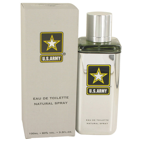 Us Army Silver Eau De Toilette Spray By US Army for Men 3.4 oz