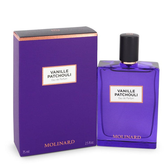 Vanille Patchouli Eau De Parfum Spray (New Packaging) By Molinard for Women 2.5 oz