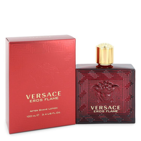 Versace Eros Flame After Shave Lotion By Versace for Men 3.4 oz