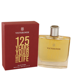 Victorinox 125 Years Eau De Toilette Spray (Limited Edition) By Victorinox for Men 3.4 oz
