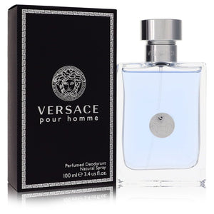 Versace Pour Homme Deodorant Spray By Versace for Men 3.4 oz