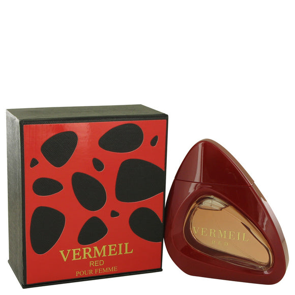 Vermeil Red Eau De Parfum Spray By Vermeil for Women 3 oz