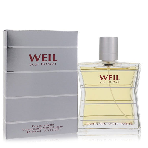Weil Pour Homme Eau De Toilette Spray By Weil for Men 3.4 oz