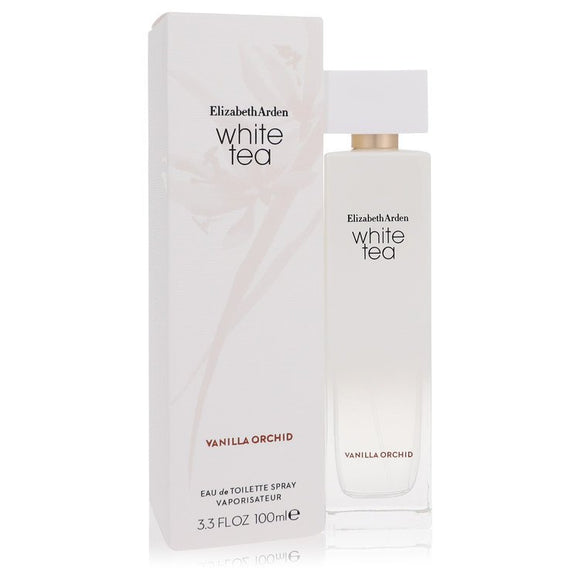 White Tea Vanilla Orchid Eau De Toilette Spray By Elizabeth Arden for Women 3.3 oz