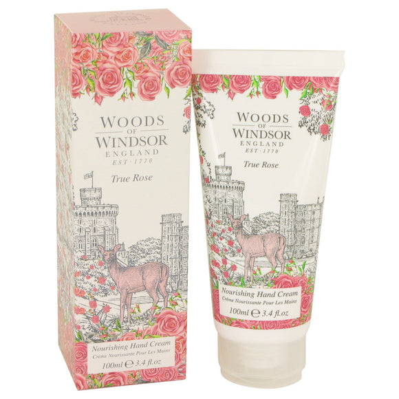 True Rose Hand Cream By Woods of Windsor for Women 3.4 oz