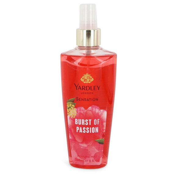 Yardley Burst Of Passion Perfume Mist By Yardley London for Women 8 oz