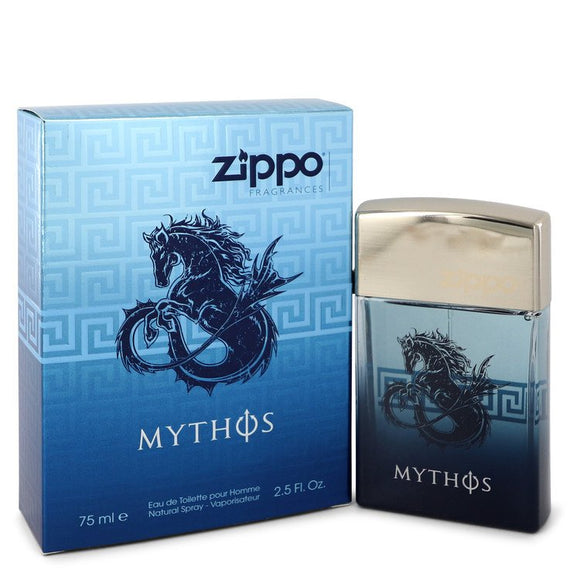 Zippo Mythos Eau De Toilette Spray By Zippo for Men 2.5 oz