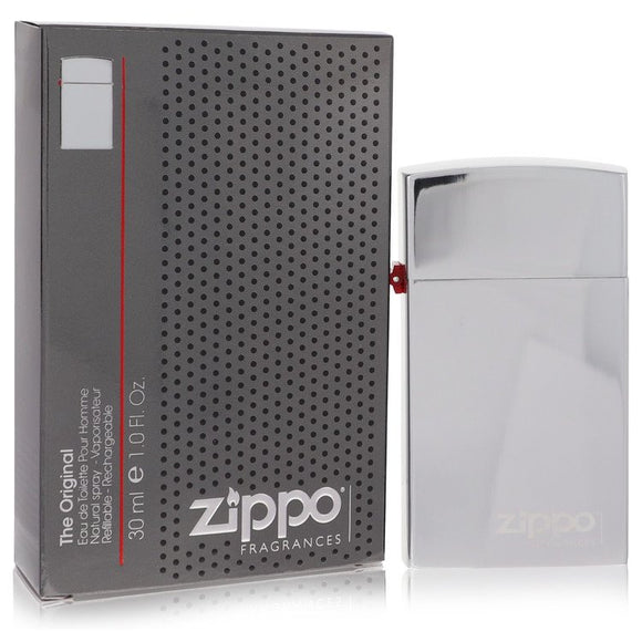 Zippo Silver Cologne By Zippo Eau De Toilette Refillable Spray for Men 1 oz