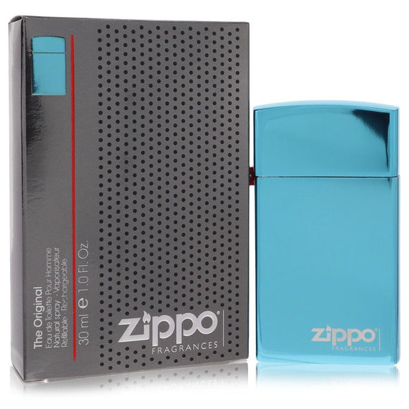 Zippo Blue Eau De Toilette Refillable Spray By Zippo for Men 1 oz